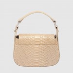 Женская сумка TERGAN 80199 BEJ PYTHON – изысканная классика в бежевом цвете