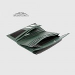 Кошелек женский TERGAN 5793 Кожаный для карточек и денег YESIL NAPPA Зеленый