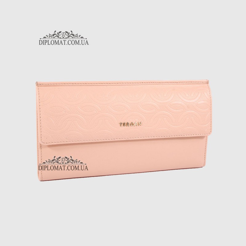 Кошелек женский TERGAN 5793 Кожаный для карточек и денег ACIK PUDRA NAPPA 
