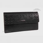 Кошелек женский TERGAN 5793 Кожаный для карточек и денег SIYAH NAPPA Черный