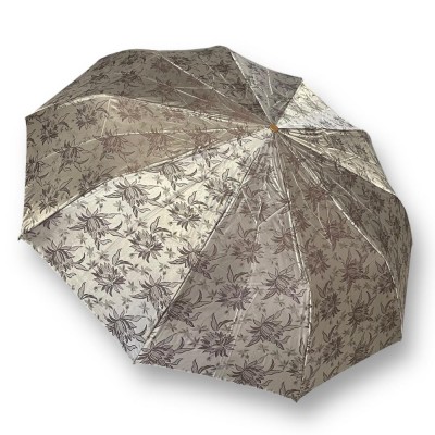 Зонт Автомат Три Слона L34098 Материал купола ЖаккардJacquard SILVER/GOLD