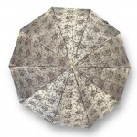 Зонт Автомат Три Слона L34098 Материал купола Жаккард Jacquard SILVER/GOLD Серебристый