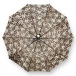 Зонт Автомат Три Слона L34098 Материал купола Жаккард Jacquard SILVER/GOLD Серебристый