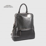Рюкзак женский Кожаный BELLINI Abetone 133370  BLACK floater Черный