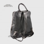 Рюкзак женский Кожаный BELLINI Abetone 133370  BLACK floater Черный