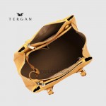 Сумка Женская Кожаная TERGAN 79483  SARI-FLOATER / SARI-ANALİN Желтый