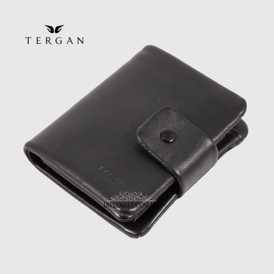 Стильное Женское кожаное портмоне TERGAN 1404w SIYAH NAPPA Черный