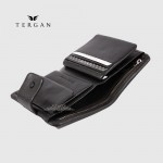 Стильное Женское кожаное портмоне TERGAN 1404w  SIYAH NAPPA Черный