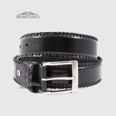 Ремень TERGAN 3056 SIYAH RUSTIC Черный