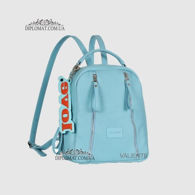 Рюкзак женский VALIENTE 827 Кожаный FLOATER BLUE