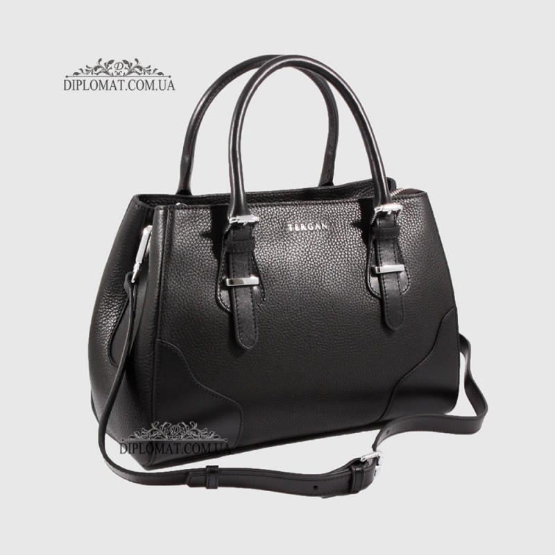 Сумка женская TERGAN 79186  SIYAH FLOATER/SIYAH ANALIN Черный