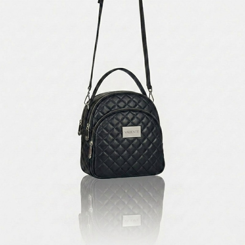 Рюкзак женский кожаный VALIENTE 1194 2500  SHANTAL Black 