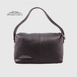 Сумка Женская Кожаная EMANUELA FERRETTI 85532  BLACK floater Черный