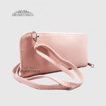 Кошелек-Клатч Под телефон EMANUELA FERRETTI 010721_2  На молнии С Ремнем через плечо NUDE FLOATER Пудра