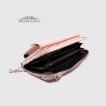 Кошелек-Клатч Под телефон EMANUELA FERRETTI 010721_2  На молнии С Ремнем через плечо NUDE FLOATER Пудра