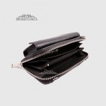 Кошелек-Клатч Под телефон EMANUELA FERRETTI 010721_2  На молнии С Ремнем через плечо BLACK floater Черный