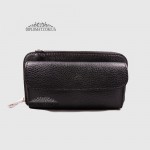 Кошелек-Клатч Под телефон EMANUELA FERRETTI 010721_2  На молнии С Ремнем через плечо BLACK floater Черный