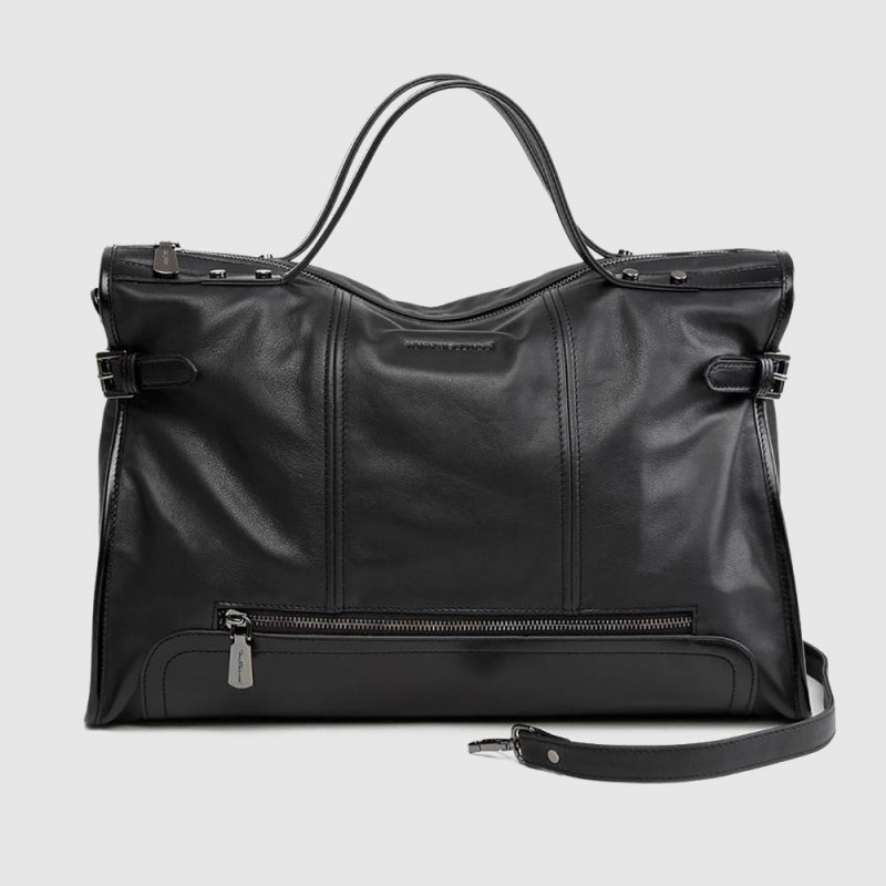 Сумка Дорожная Кожаная TONY BELLUCCI T-5205  1 BLACK Черный Черный
