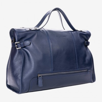Сумка Дорожная Спортивная Кожаная TONY BELLUCCI T-5205-49 NAVY BLUE