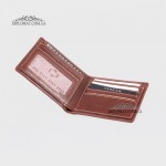 Портмоне мужское TERGAN 1585  для карточек и денег из мягкой натуральной кожи  KAHVE PALERMO Коричневый Темно Коричневый
