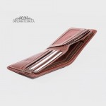 Портмоне мужское TERGAN 1585  для карточек и денег из мягкой натуральной кожи  KAHVE PALERMO Коричневый Темно Коричневый