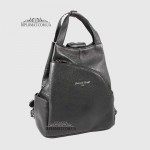 Рюкзак женский EMANUELA FERRETTI 562047 С карманом на молнии BLACK floater Черный