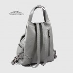 Рюкзак женский EMANUELA FERRETTI 562047 С карманом на молнии GREY floater Серый