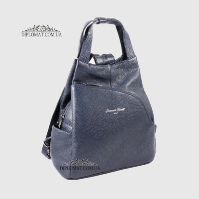 Рюкзак женский EMANUELA FERRETTI 562047 С карманом на молнииD.BLUE  floater