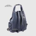 Рюкзак женский EMANUELA FERRETTI 562047 С карманом на молнии D.BLUE  floater Синий