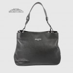 Сумка Женская EMANUELA FERRETTI 560093 Кожаная на плечо BLACK floater Черный