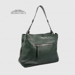 Сумка Женская EMANUELA FERRETTI 560093 Кожаная на плечо GREEN floater Зеленый