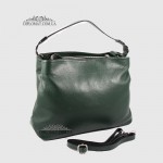 Сумка Женская EMANUELA FERRETTI 560093 Кожаная на плечо GREEN floater Зеленый