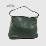 Сумка Женская EMANUELA FERRETTI 560093 Кожаная на плечо GREEN floater Зеленый