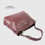 Сумка Женская EMANUELA FERRETTI 560093 Кожаная на плечо BORDO floater Бордовый/Пурпурный