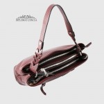 Сумка Женская EMANUELA FERRETTI 560093 Кожаная на плечо BORDO floater Бордовый/Пурпурный
