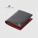 Портмоне мужское TERGAN 1517  SIYAH VEG/ KIRMIZI RUSTIC Черный Красный