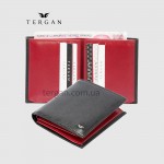Портмоне мужское TERGAN 1517  SIYAH VEG/ KIRMIZI RUSTIC Черный Красный