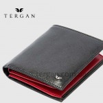 Портмоне мужское TERGAN 1517  SIYAH VEG/ KIRMIZI RUSTIC Черный Красный