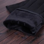 Перчатки мужские DE ESSE DM24127-1T сенсорные, с экозамши на флисе, черные  FAUX SUEDE Размеры 9-12 