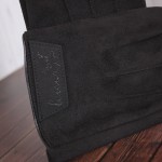 Перчатки мужские DE ESSE DM24127-1T сенсорные, с экозамши на флисе, черные  FAUX SUEDE Размеры 9-12 