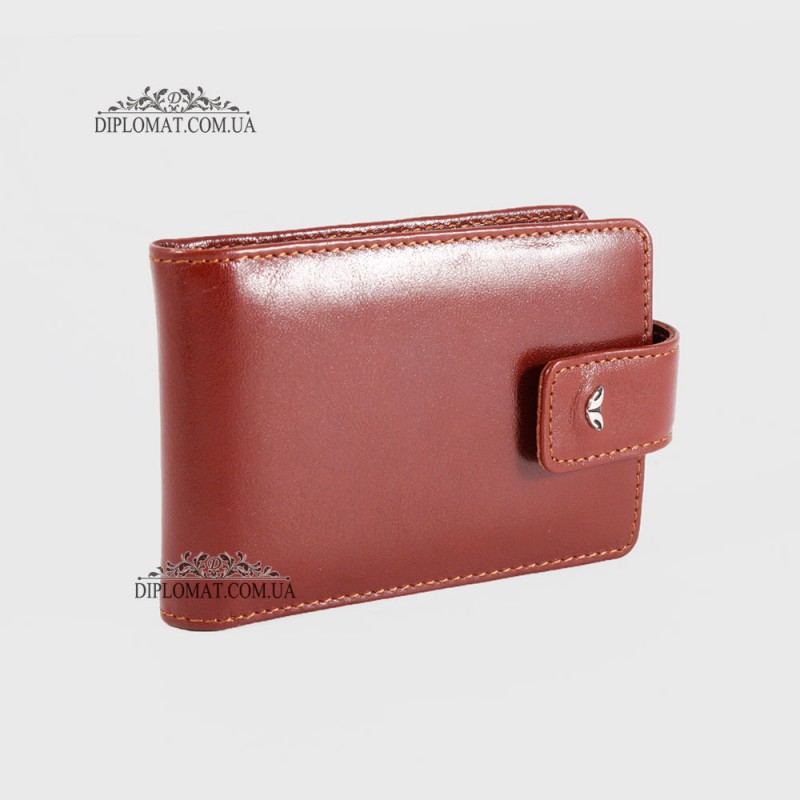 Визитница кожаная для дисконтных карт и чужих визиток TERGAN 1512  22TABA RUSTIC Коричневая 