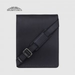 Сумка мужская из натуральной кожи с ремнем Через плечо VISCONTI 18410 Jasper Black Черная