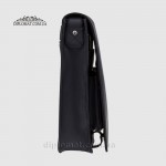 Сумка мужская из натуральной кожи с ремнем Через плечо VISCONTI 18410 Jasper Black Черная