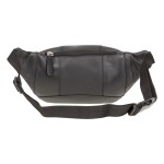 Сумка мужская VISCONTI 720 Bumbag Кожаная  Black Черный  