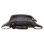 Сумка мужская VISCONTI 720 Bumbag Кожаная  Black Черный  