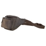 Сумка на пояс VISCONTI 720 Bumbag Кожаная  Oil Brown Коричневый 