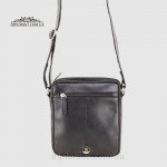 Сумка Кожаная Через плечо VISCONTI S7 Messenger Bag A5 Black Черный  
