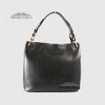 Сумка Женская BELLINI Brolio 2122 Кожаная Вместительная  С регулируемой ручкой в руку и на плечо  BLACK floater Черный