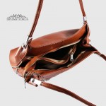 Сумка Женская Кожаная на плечо GUARD 586  L.BROWN floater Коричневый