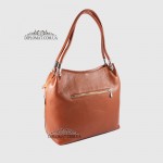 Сумка Женская Кожаная на плечо GUARD 586  L.BROWN floater Коричневый